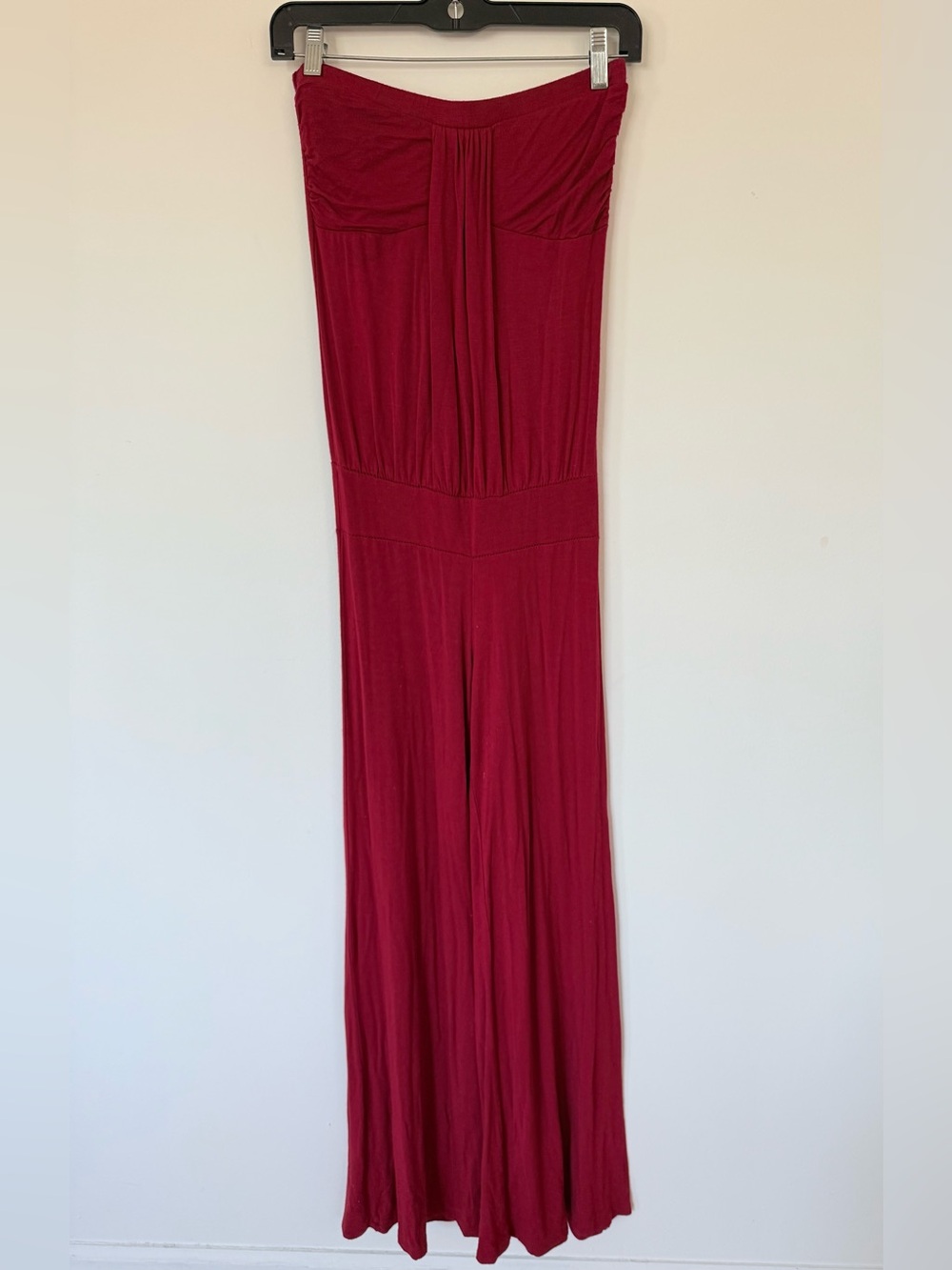 Wide-Leg Red pull on  Jumpsuit size S